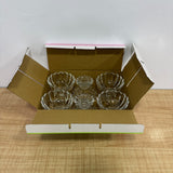 A08096 Sanjeev Kapoor Premium Glass Ice Cream Bowl Set (120ml, Set of 6) - Classic Design