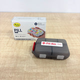 A08108 Royal Plast 10-Grid Portable Travel Pill Box & Medicine Organizer