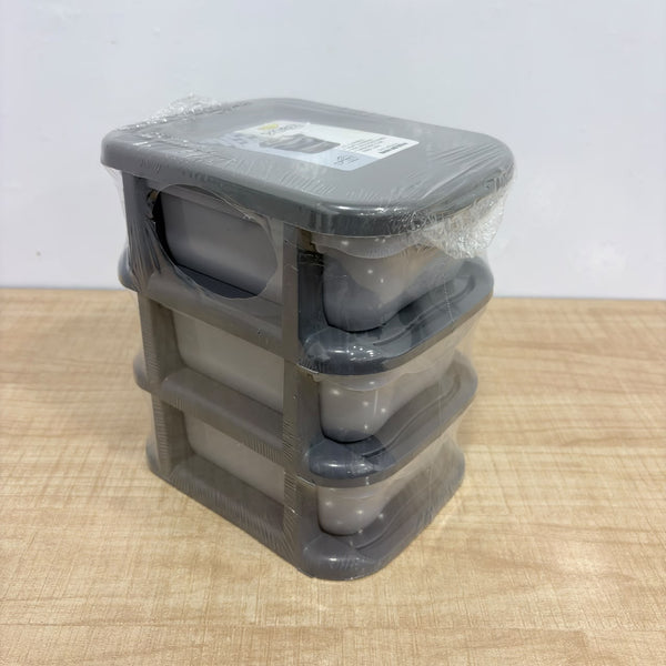 A08109 Royal Storex 3-in-1 Multipurpose Plastic Storage Drawer Organizer Container