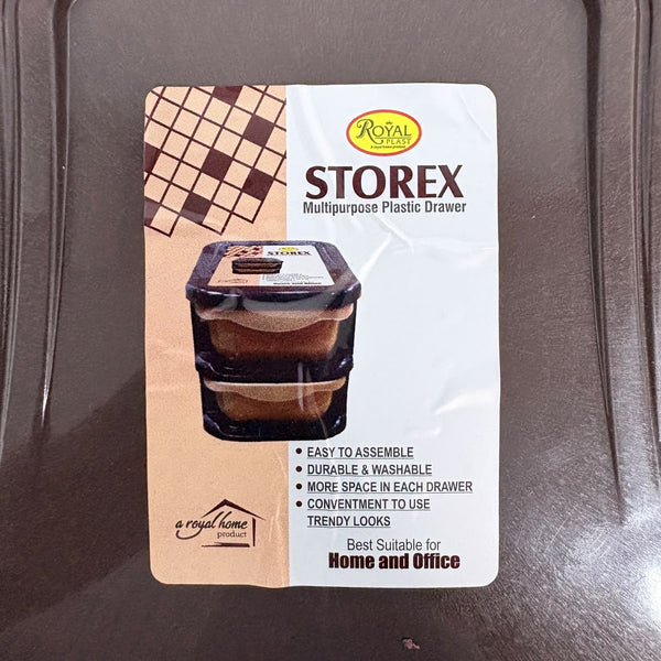 A08109 Royal Storex 3-in-1 Multipurpose Plastic Storage Drawer Organizer Container