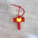 A07603 Cute Animated Character Silicone Hammer Keychain [Pack Of 1]