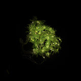 A08128 Artificial Green Leaf Vine LED String Fairy Lights for Home & Festival Decoration (Warm White)