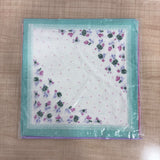 A08130 Ponds Floral Printed Cotton Handkerchiefs for Women (Pack of 12) - 33x33 cm