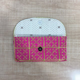 A08136 Traditional Embroidered Silk Cash Clutch Pouch