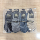 A08150 JSR 1011 Mix Colours Lion Brand Men's Cotton Ankle Length Socks - Pack of 3 Pairs