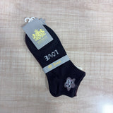 A08156 JSR YB10 Women's Ankle Length Cotton Grip Socks (Pack of 3 Pairs)