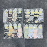 A08156 JSR YB10 Women's Ankle Length Cotton Grip Socks (Pack of 3 Pairs)