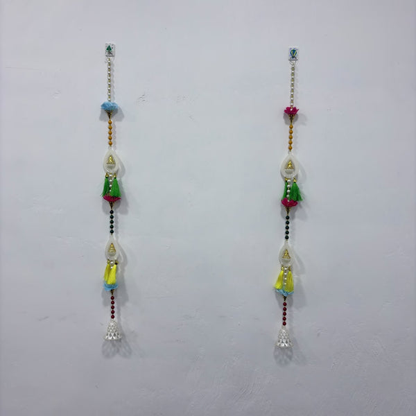 A08171 D-108 Moti Ladi 3 Feet Decorative Hanging Toran / Side Latkan (Pair)