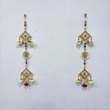 A08177 L-58 Traditional Decorative Door Hanging Latkan (Pair of 2) for Main Entrance & Festival Decoration
