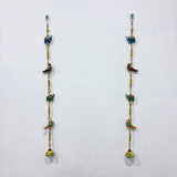 A08179 L-51 Decorative Elephant & Bird Hanging Latkan Pair for Door & Wall Decor (Set of 2)
