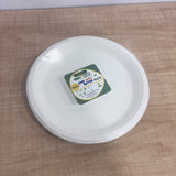 A08197 Eatin 10 Inch Biodegradable Sugarcane Bagasse Disposable Round Plates (Pack of 10)