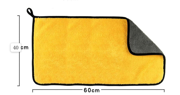 AM0776 Heavy Microfiber Cloth for Car Cleaning  60x40 cm (120g)-Big