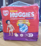 AM2017 Huggies Dry Pants Complete Comfort XL (12 - 17 kg) Pack Of 24 (XL)