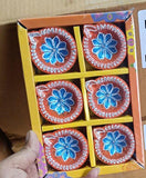 AM0208 Handmade Decorative Diyas For Diwali Decoration (6 Pcs)