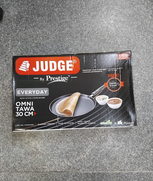 AM2221 Judge by Prestige Everyday Non-Stick Cookware Omni Tawa 30 Cm - Black 1 pc