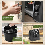 AM2229 Pexpo Urban Lunch Box with 3 Containers 350ml, Bottle 750ml ,1 Spoon & ElegantBag