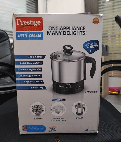 AM2282 Prestige 1.5L PMC 3.0 Multi function Cooker with Glass Lid and Stainless steel Rim, Temperature Control,