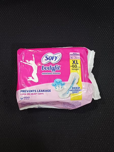 AM2319 Sofy Bodyfit Sanitary Pads XL 6 Pads 60mm