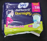 AM2317 Sofy Anti Bacteria Overnight Sanitary Pads XXL 20 Pads 350mm