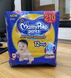 AM2308 MamyPoko Pants All Night Absorb Diapers Medium 16 Pants7-12 kg