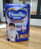 AM2293 MamyPoko Pants Extra Absorb Baby Diapers XL 8 Pants 12-17 Kg