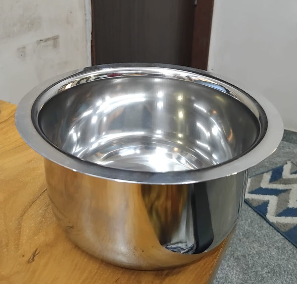 AM2330 Stainless Steel Tope Induction Friendly Container Set Tope Patila 346gm 3 No.