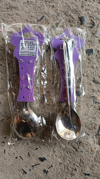 AM2370 Lion Stainless Steel Luxury Noble Baby Spoon 6Pcs