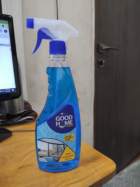 AM2481 Good Home Glass Multi Surface Cleaner 500ml 2X Shine Hydrotrope Benefits Streak 1 Pcs