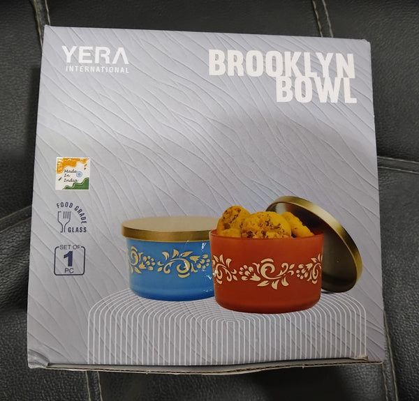 AM2514 Yera Brooklyn Bowl BS801 Serving Bowls with lids 785ml Capacity, Set of 1 Piece