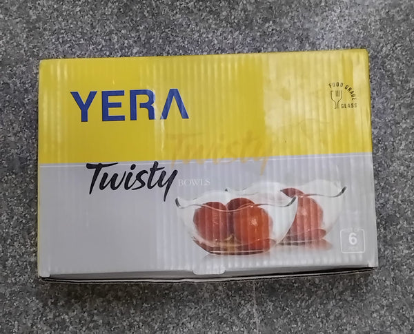 AM2517 Yera B7CR Twisty Bowls Food Grade Bowls 215ml Set Of 6 Pcs