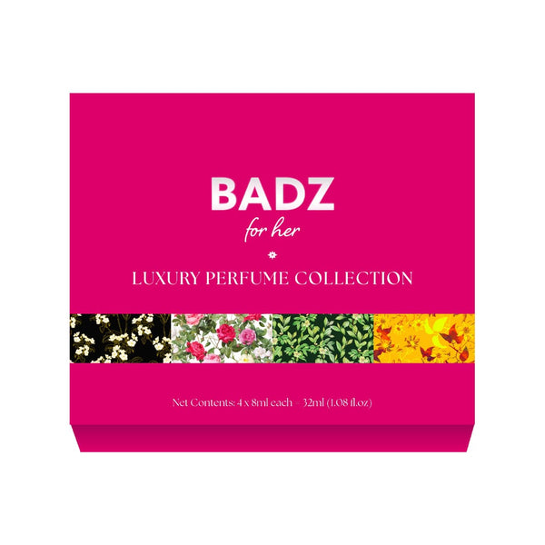 AM2539 Badz For Her Combo Luxury Perfume Gift Set Perfume Pack Of 4 4x8 ml 32ml