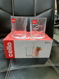 AM2598 CELLO Gripper Juice Glass Tumbler 240ml 6 pcs set