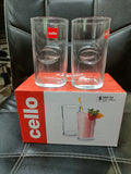 AM2599 Cello Grip On 280 ml ,Tumbler Water Glass 6 PCS Set