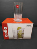 AM2594 CELLO Enigma Glass Tumblers 265ML Set of 6