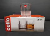 AM2595 CELLO Enigma Glass Tumblers 325ML Set of 6