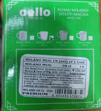 AM0894 CELLO Opalware Milano  Mug 300ml 1 Pcs