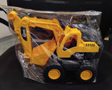 AM2879 Pastics Excavator Toy 0002 Truck Toy for Kids Plastic Friction Powered Excavator