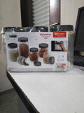 AM2782 Rishabh valentino 1800ml Pet Kitchen Storage Signature PET Container 1800ML (3PC SET)