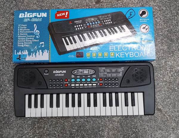 AM2903 Electronic KeyBoard BF-430A1 Piano Keyboard Toy 37 Keys Musical Electronic Keyboard Piano with Mic (Multicolor)