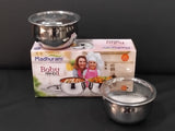 AM2947 Madhuram Prime Quality Baby Handi Stainless Steel 2 Pcs Set