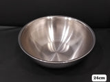 AM2957 Madhuram Prime Quality Triply Stainless Steel Kadai WithOut Handle (24 cm)