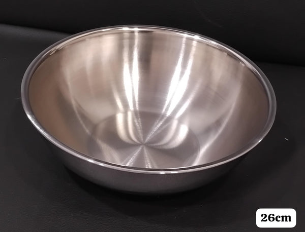 AM2958 Madhuram Prime Quality Triply Stainless Steel Kadai WithOut Handle (26 cm)