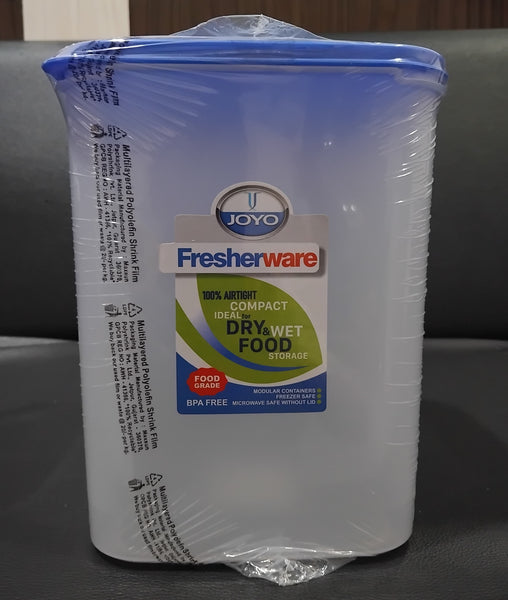 AM2878 Joyo Fresherware Airtight & Microwave Safe Square Container (Each 6000ml) Set of 1 Pcs