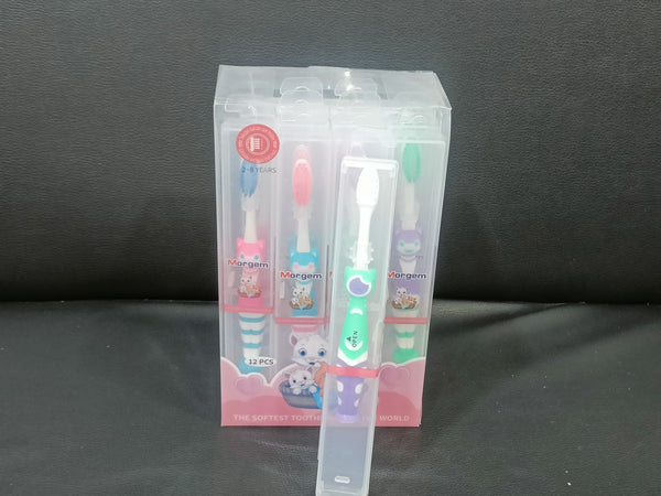 AM0213 Gooral high Quality Cartoon Kids Toothbrush for children (1Pcs)