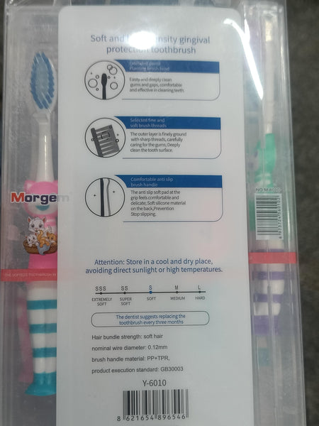 AM0213 Gooral high Quality Cartoon Kids Toothbrush for children (1Pcs)