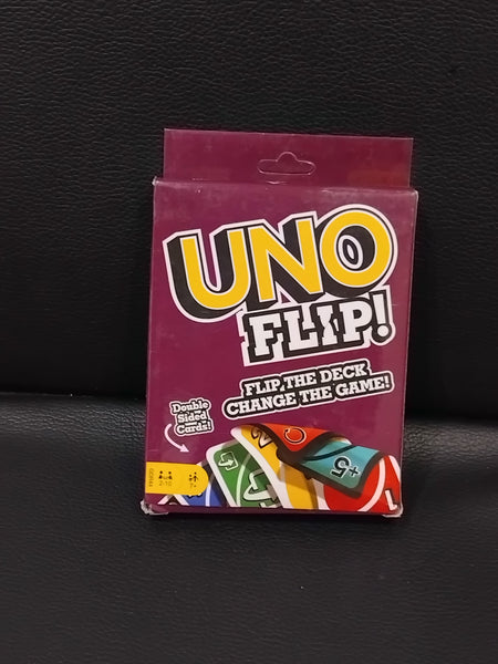 AM2976 Uno Flip Card UNO Kid Mattel Games Uno Flip Side Card Game, Multi Color Pack Of 1 Pcs