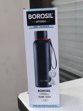 AM2983 Borosil Hydra Trek 700 ml Stainless Steel Water Bottle | Double Wall Vacuum Insulated Flask, Multicolor