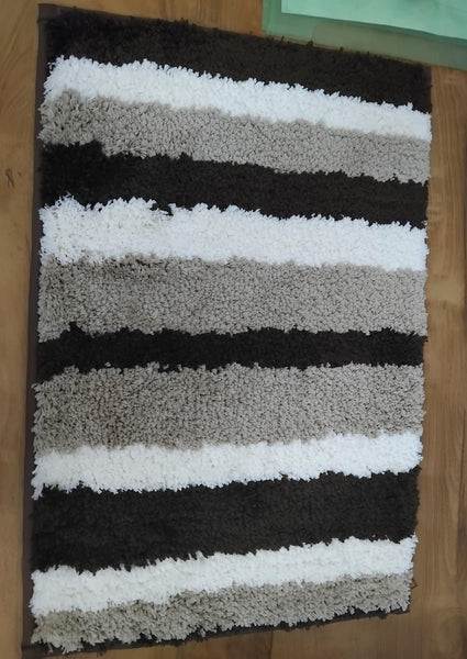 AM0467 Bathmat 13X20Cm Super Absorbent Bathrug Floor Mats Non-Slip Rug for Home Kitchen and Bathroom