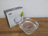 AM3090 Deli Glassware YG1024 Glass Ashtray, Crystal Ashtrays for Cigarettes, Home Cigar Ashtrays 1 Piece