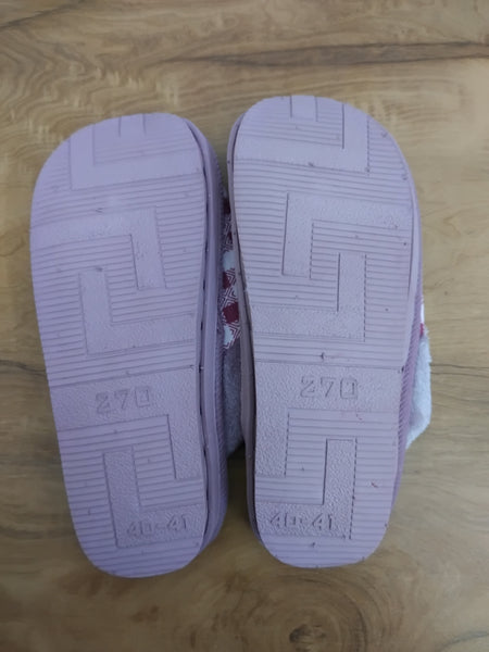 AM2430 Soft Slippers For Indoor Bedroom Room outdoor winter Carpet Slippers Size- 40, 41 Multicolour